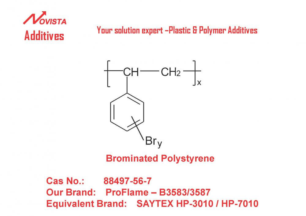 BPS HP3010 HP7010 FR803P Brominated Polystyrene  88497-56-7
