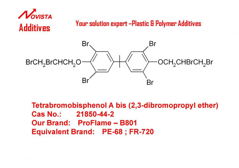 BDDP PE68 FR720 Tetrabromobisphenol A bis (2,3-dibromopropyl ether)  21850-44-2